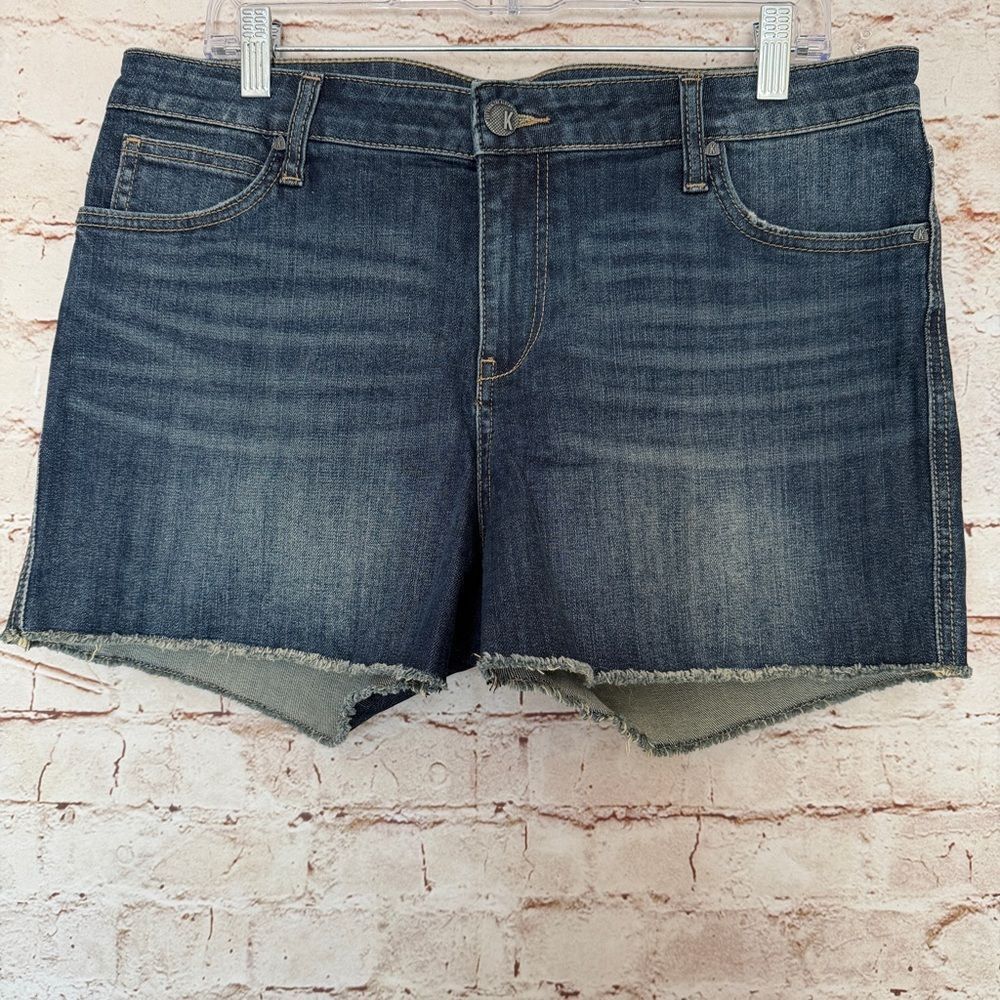 Kut from the Koth Gidge fray jean shorts